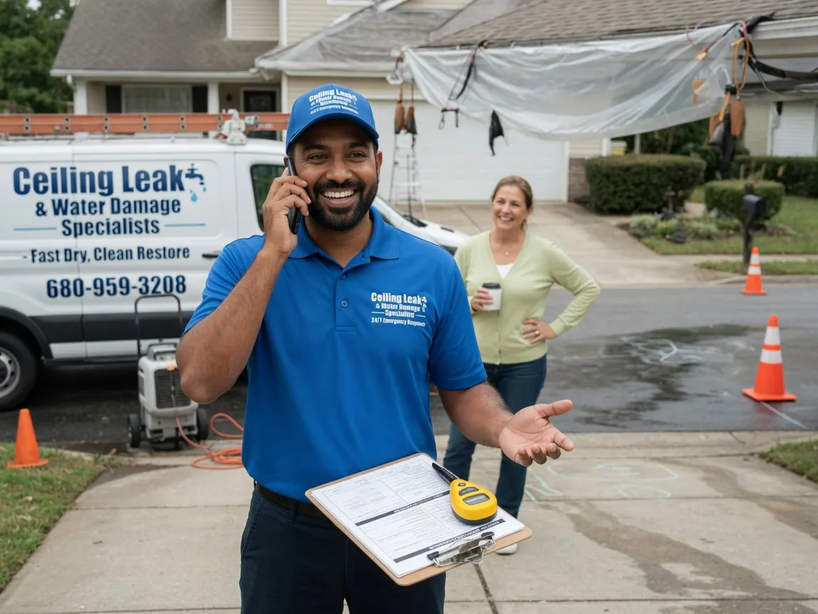 Ceiling Leak Cleanup Stewart, TN FAQs